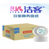洁客（JK） 900g 原生木浆大盘纸 12盘/箱 二层120*92mm 240米 JK02240M 12卷整箱